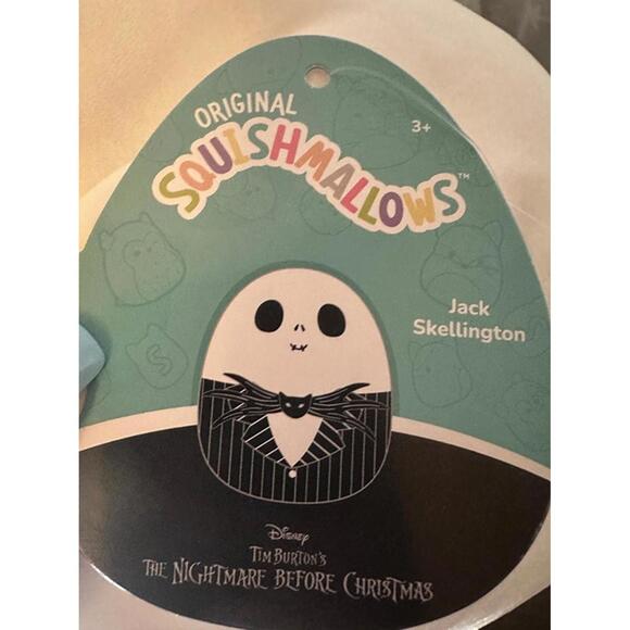 Squishmallows Disney Nightmare Before Christmas Jack Skellington – 12” Plush (NW - Picture 2 of 2